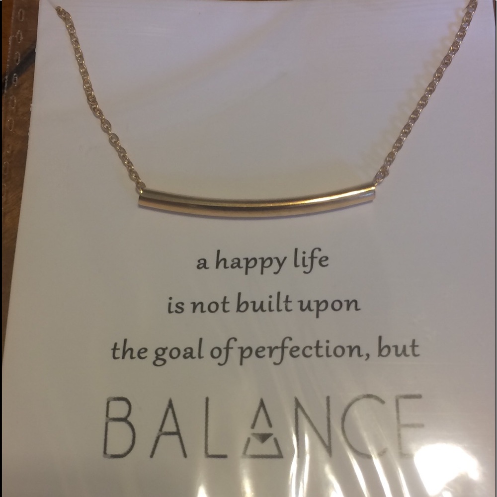 JUST IN!!! DOGEARED TUBE BAR PENDANT NECKLACE